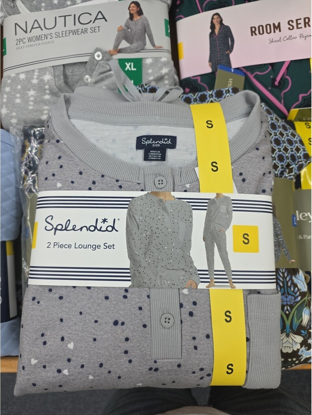 Splendid Women's 2-Piece Lounge Set, Specklehrt Gray, Size S